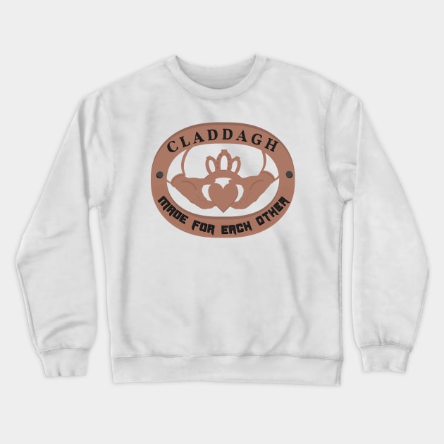 Claddagh Made for each other Crewneck Sweatshirt by Smriti_artwork